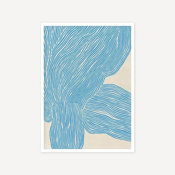 레베카 하인 / The Line - Blue (50x70)