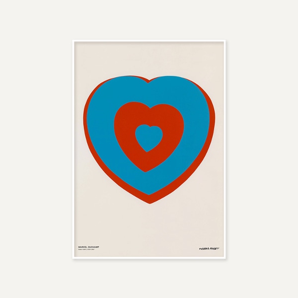 마르셀 뒤샹 / Coeurs Volants (Fluttering Hearts)_액자 포함