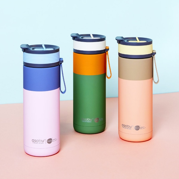 스테인레스 보온보냉 손잡이 빨대 세라믹 텀블러 아스펜 600ml