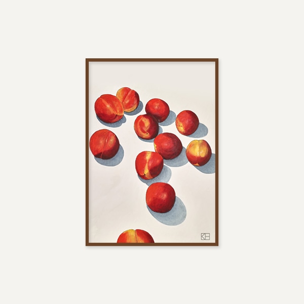 카이 가데 한센 / Peaches (30x42)_액자 포함