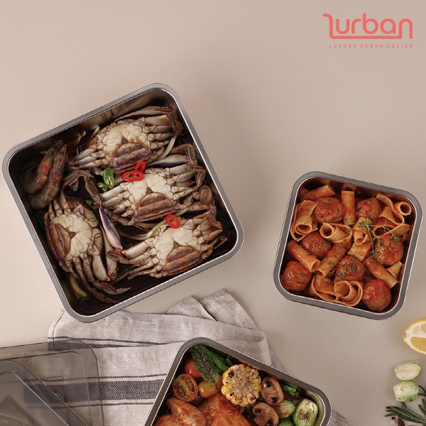 러반 스테인레스 스퀘어밧드 2종C (S+L)