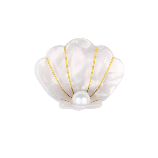 Mini Scallop Hair Clip 미니 조개 헤어 집게핀