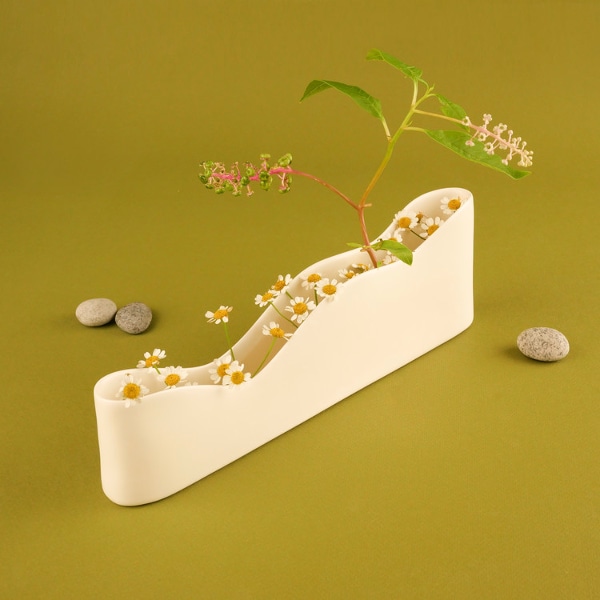 Wave Vase H / 웨이브 화병 H