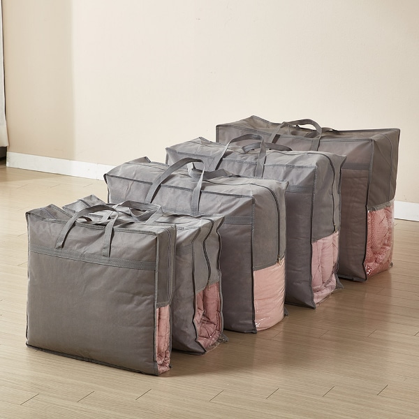 샤르르 숨쉬는 부직포정리함 이불가방 5size