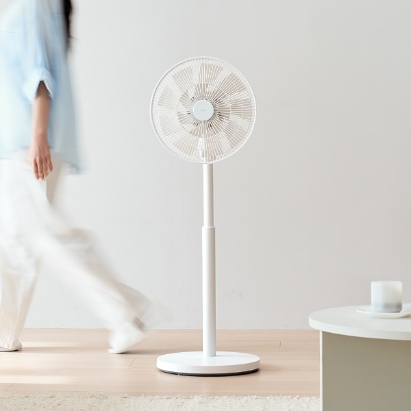 퓨어 AI 무선 무소음 서큘레이터 캠핑 BLDC 가정용 저소음 에어 선풍기 화이트