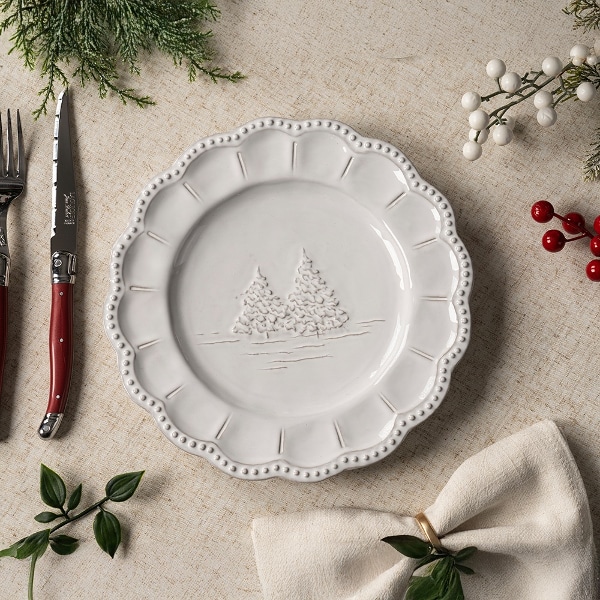 크리스마스 디저트 접시 23cm