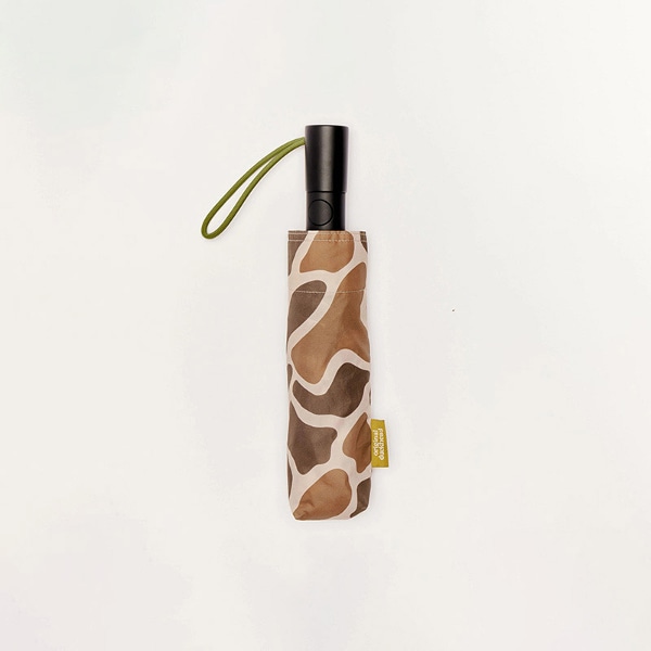 오리지널 덕헤드 Taupe Ripples 컬러 강철 3단 우산 