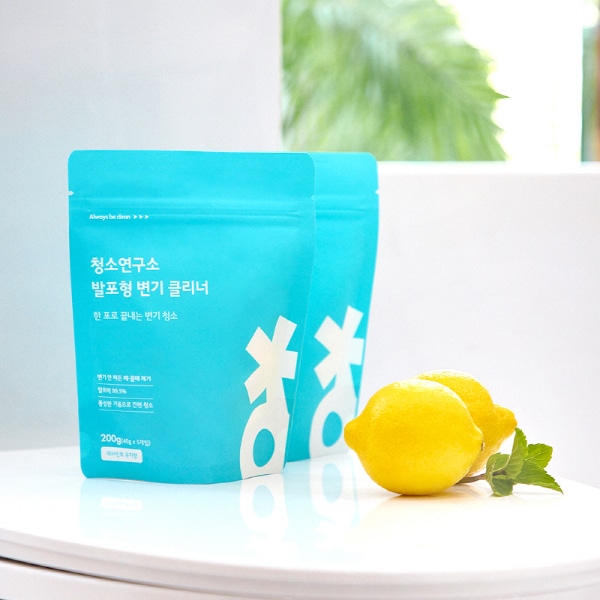 발포형 변기 클리너 (5개입*1팩/2팩 선택)