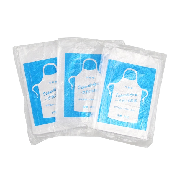 일회용 비닐 앞치마 1박스 약 100장