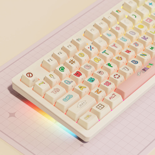 다이어리 유선 LED 기계식 키보드