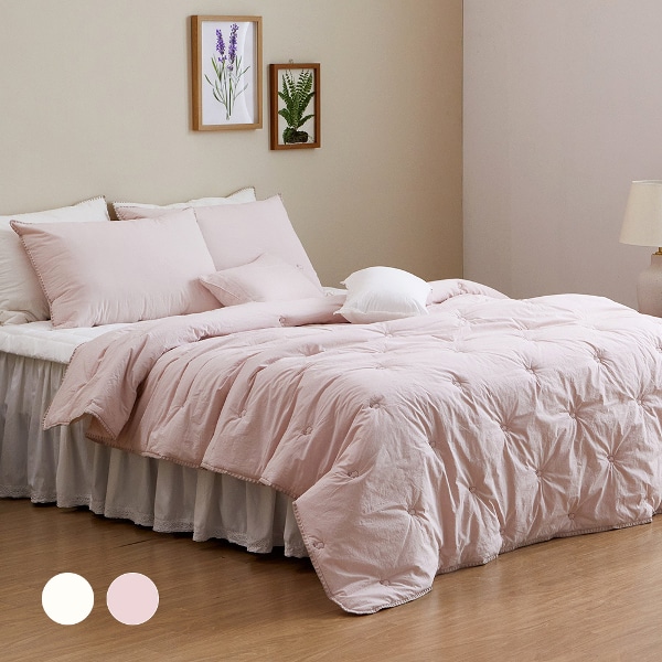 뉴허그미 60수 고밀도 면 양모 이불 퀸 Q 200X230