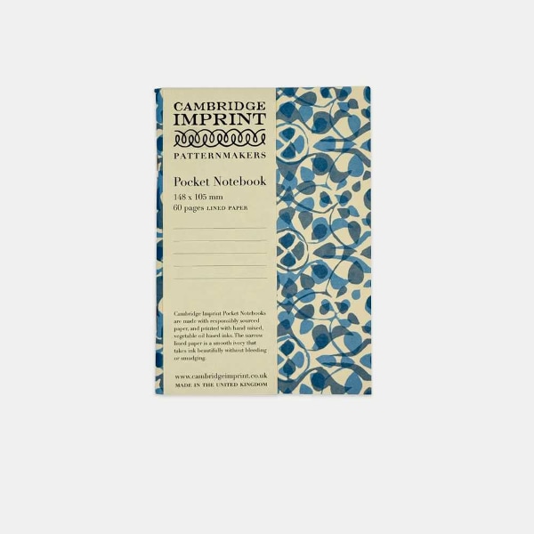Pocket Notebook Dappled Blue