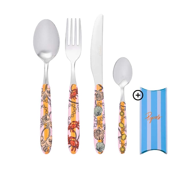 포폴로 커트러리 SET- 마레 로즈
