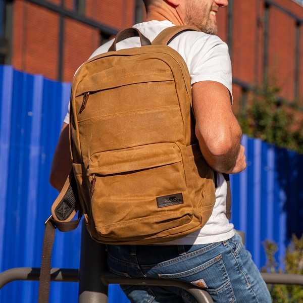 CARTER 빈티지 왁스캔버스 백팩