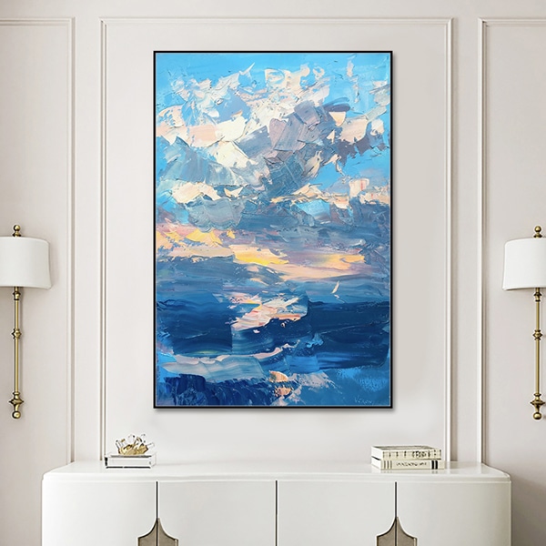 레브 라피네 액자 60x90cm [블루 스카이]