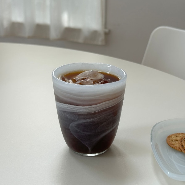 알라바스터 컵 300ml 화이트