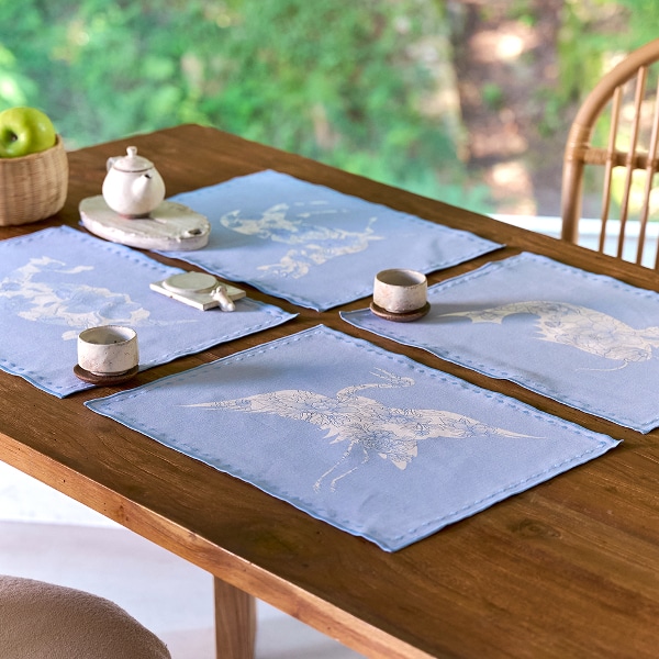 풍요와 축복 테이블 매트(스카이블루)
