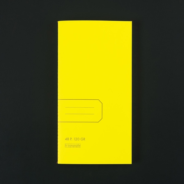 11×21 SOFT COVER FLUO YELLOW NOTEBOOK