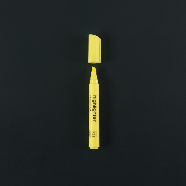  YELLOW FLUORESCENT HIGHLIGHTER 형광펜
