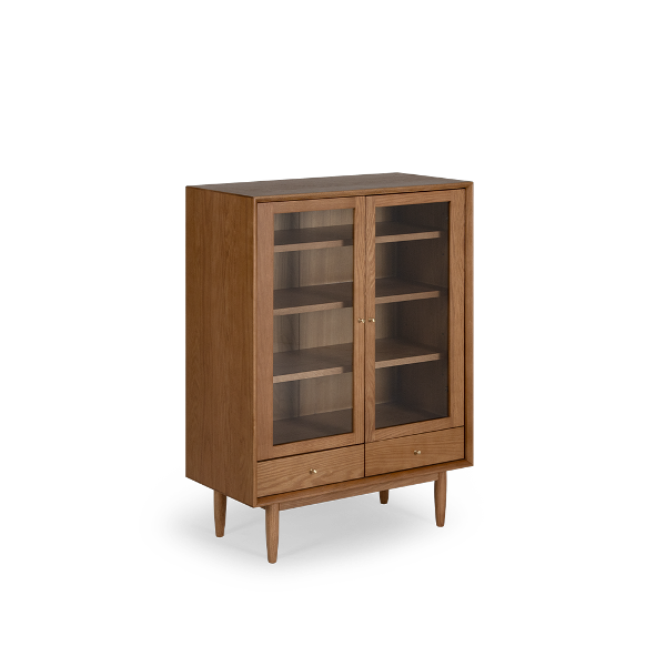 마일디 수납장 01 / 오크 원목 그릇장