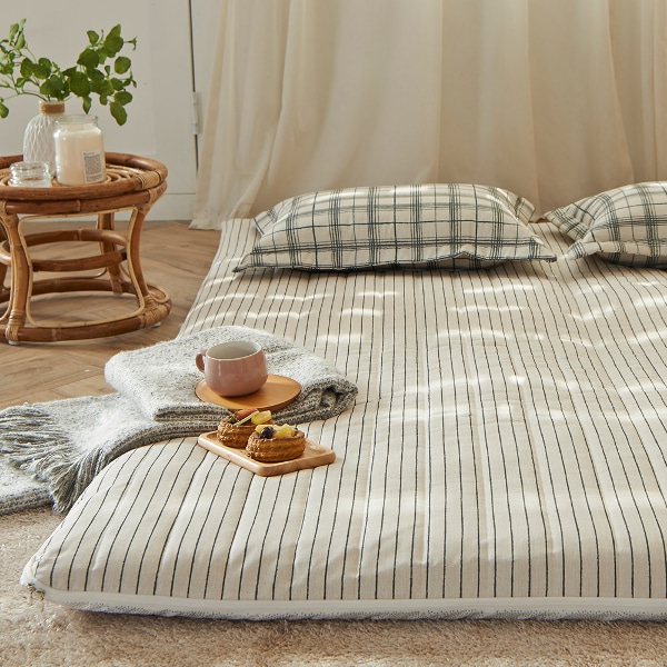 리브린 세미마이크로 온수매트커버 S/Q 3종 바닥이불 요커버 누빔 토퍼커버