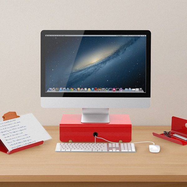 103 LAYERED Monitor Stand (Red)