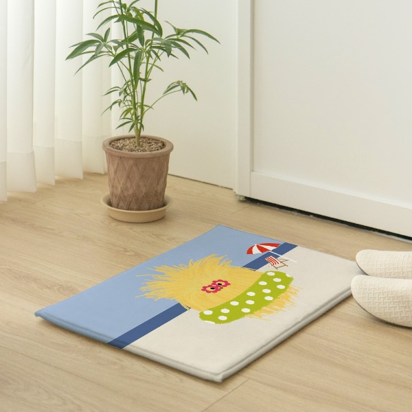 어글리 프렌즈 폭신한 극세사 발매트 (썸머비치)