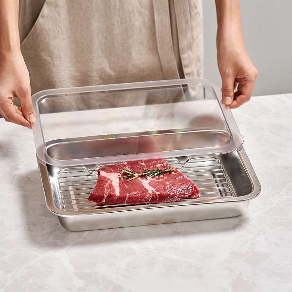 스텐 사각 트레이 세트(PC커버) NO.02