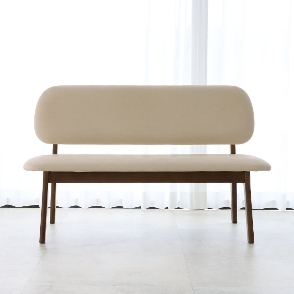 데이지 낮은 등받이 벤치 관리가 편한 기능성 PU 식탁의자 1150