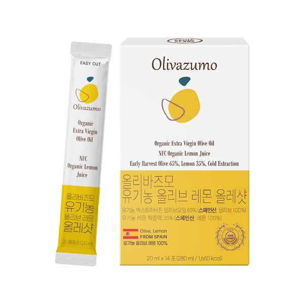 스페인 명품 유기농 올리브오일 레몬즙 올레샷(1box 14포)
