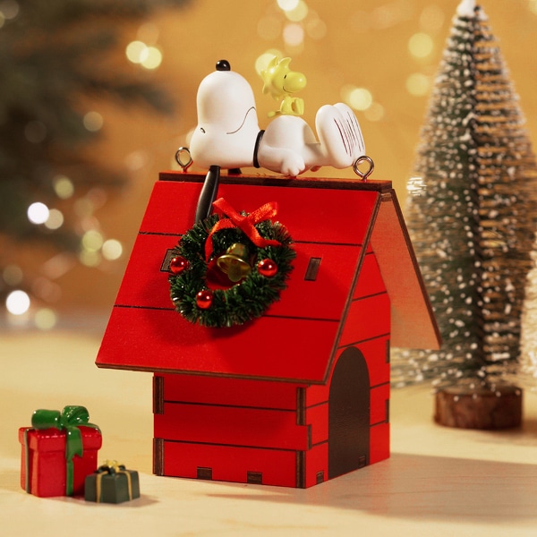  [피너츠 공식 콜라보] 스누피 하우스 크리스마스 오너먼트 장식
