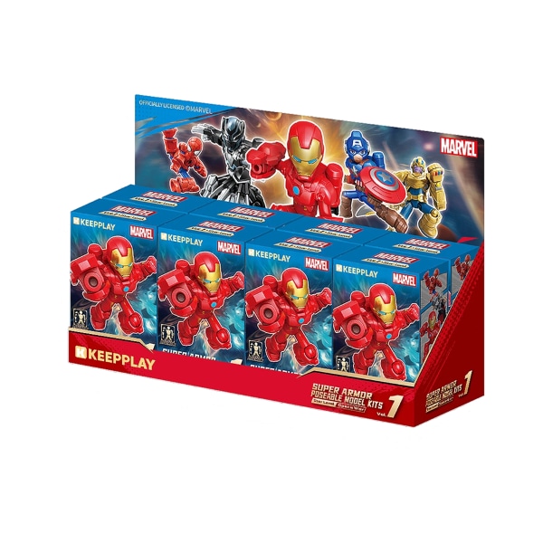 큐만 마블 미니피규어 랜덤팩 8종 랜덤발송