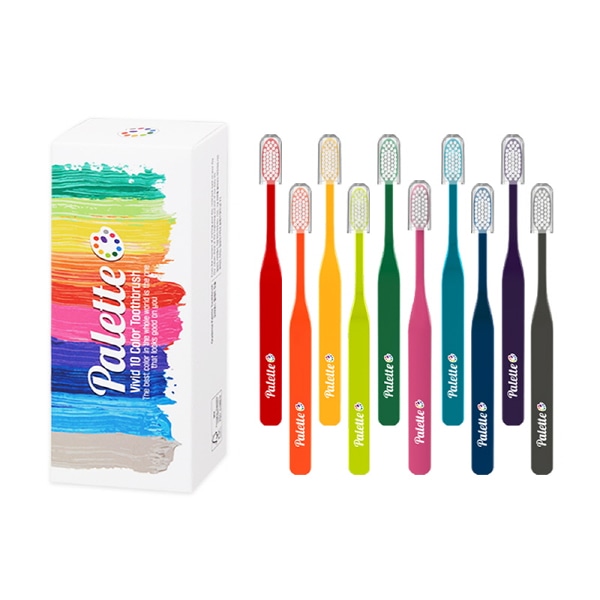 팔레트칫솔 오리지널 10개입