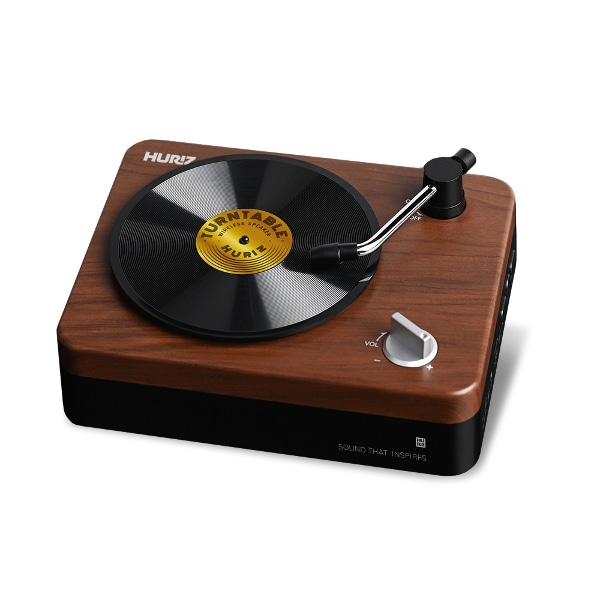 레트로 턴테이블형 미니 블루투스스피커 HR-miniTurn