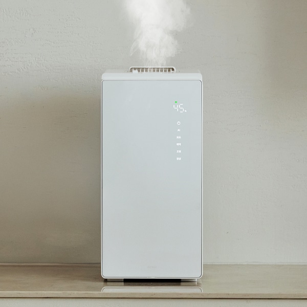 퓨어 AI 가열식 가습기 6L 대용량 올 스텐 간편 통세척