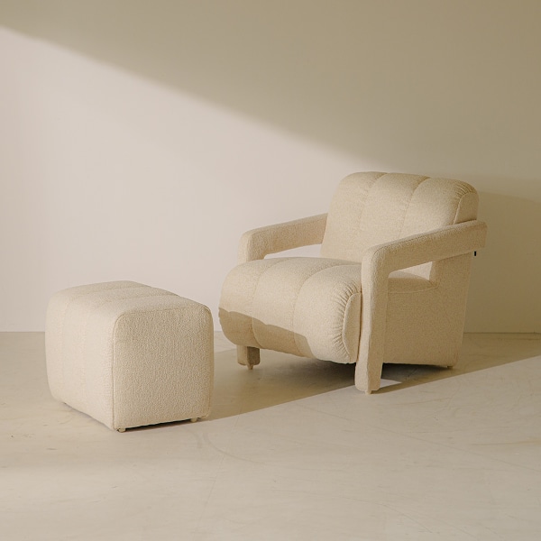 필리 1인 소파 세트(스툴포함)