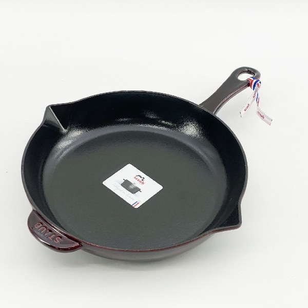 [B품] 주물 프라이팬 26cm 석류레드