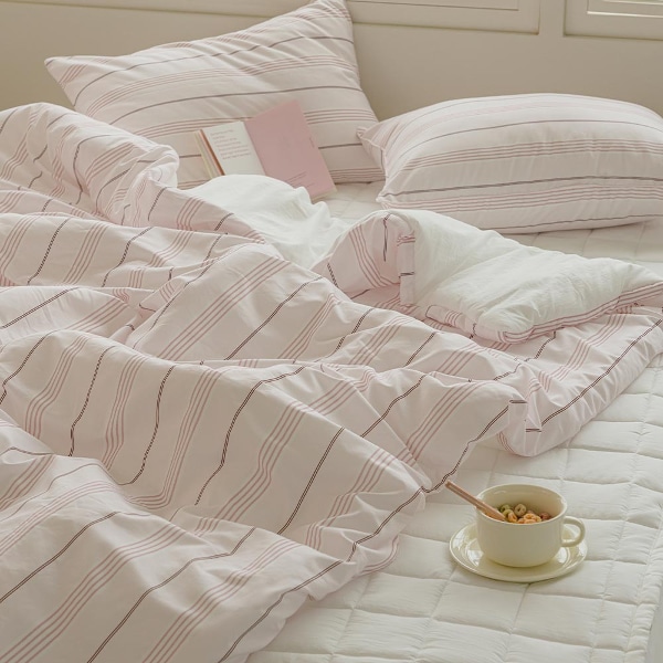 소프트데이 워싱 마이크로 스트라이프 차렵이불 SS/Q/K 6color