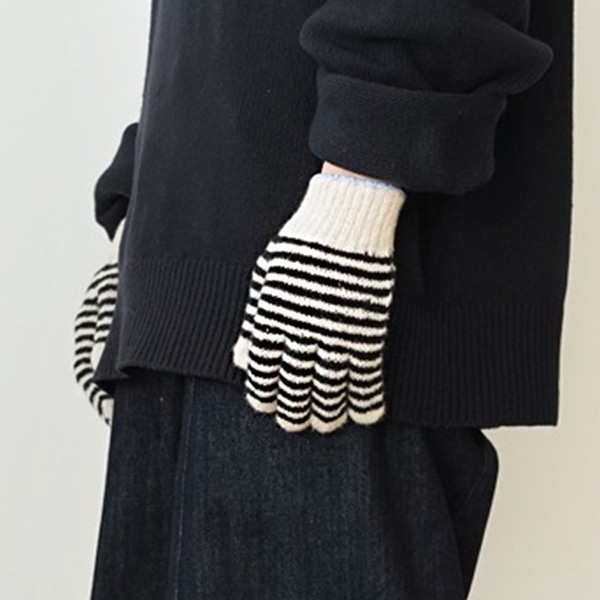 25 FW GUNTE 군테 장갑 스트라이프 2 colors