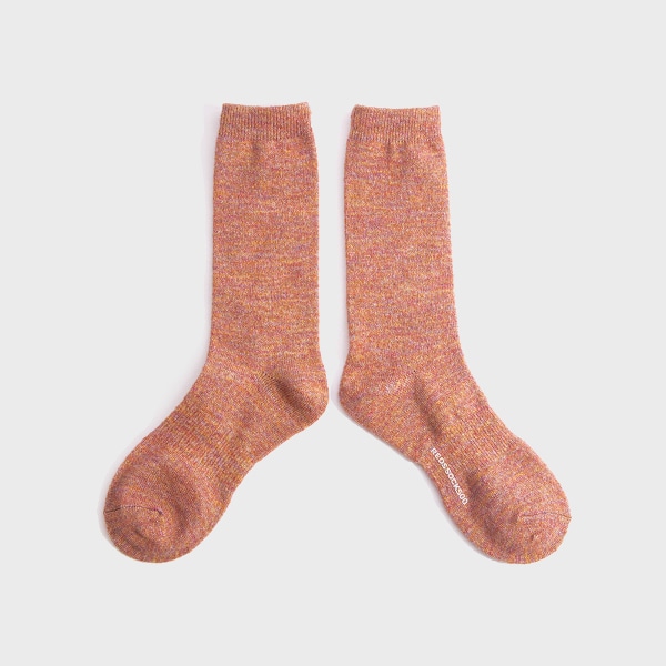 컬러스윗 멀티컬러 패션양말 핑크브라운 RSSW110