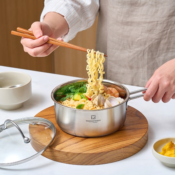 IH 3중 바닥 스텐 미니팟 편수냄비 16cm