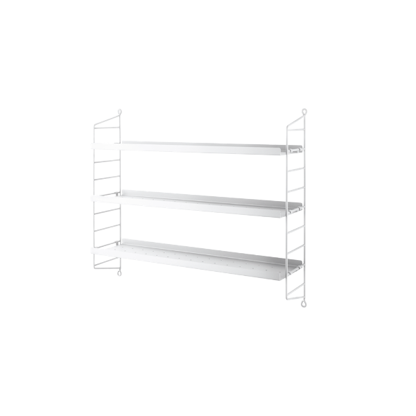 스트링 메탈 포켓 화이트 Pocket Metal White