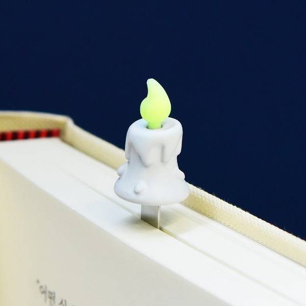 벨기에 북마크 양초 (야광) 