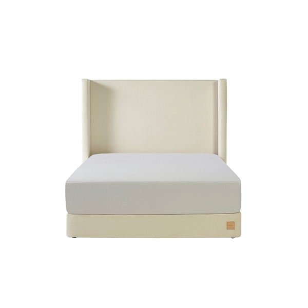 케이프 아틀리에 패브릭침대 린넨베이지프레임+기본형 Q (매트제외)
