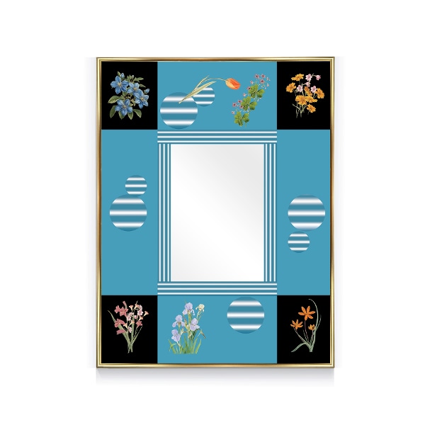 [주문제작] 분더바컬렉션｜플로럴 폰드 패턴 아트미러 거울