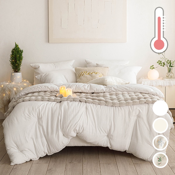 (건조기 가능)부드럽고 폭신한 모달 초극세사 발열 차렵이불