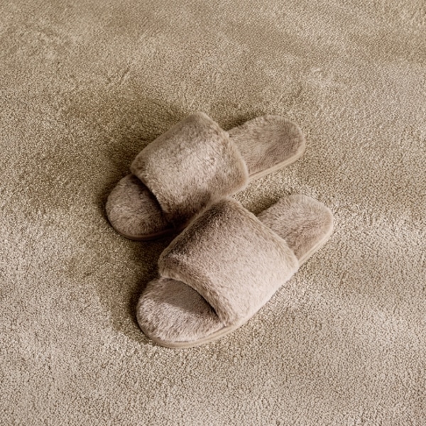 포비 페이크퍼 슬리퍼 2P (옵션 택1)