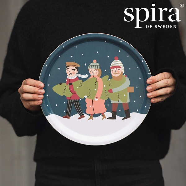 북유럽 자작나무 원형쟁반 (전나무)