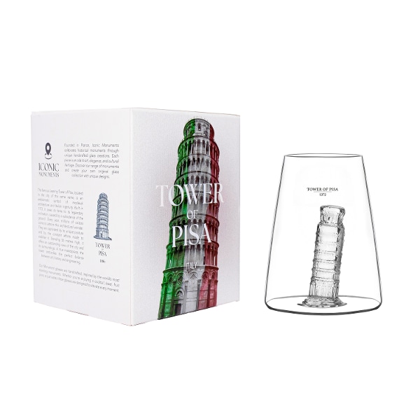 모뉴먼트 맥주잔 하이볼잔 피사의 사탑 450ml