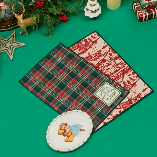 윈터빌리지 양면 테이블매트